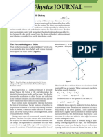 Physics JOURNAL: The Physics of Downhill Skiing