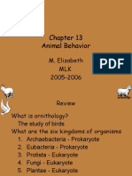 5 Ch13 Animal Behavior Lecture