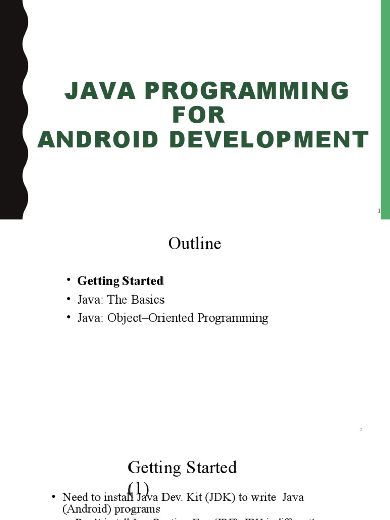 Java Programming FOR Android Development | PDF | Inheritance (Object ...