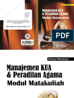 Manajemen KUA& Peradilan Agama