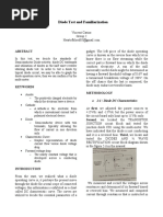 Diode Test and Familiarization