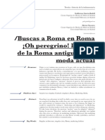 TEORIA E HISTORIA DE LA INDUMENTARIA Art2 ROMA ANTIGUA&ACTUAL