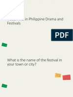 Visual Arts and Festivals in Philippine Drama