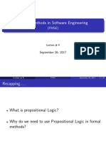 Formal Methods in Software Engineering: (FMSE)