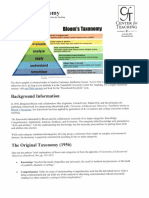 Blooms Taxonomy