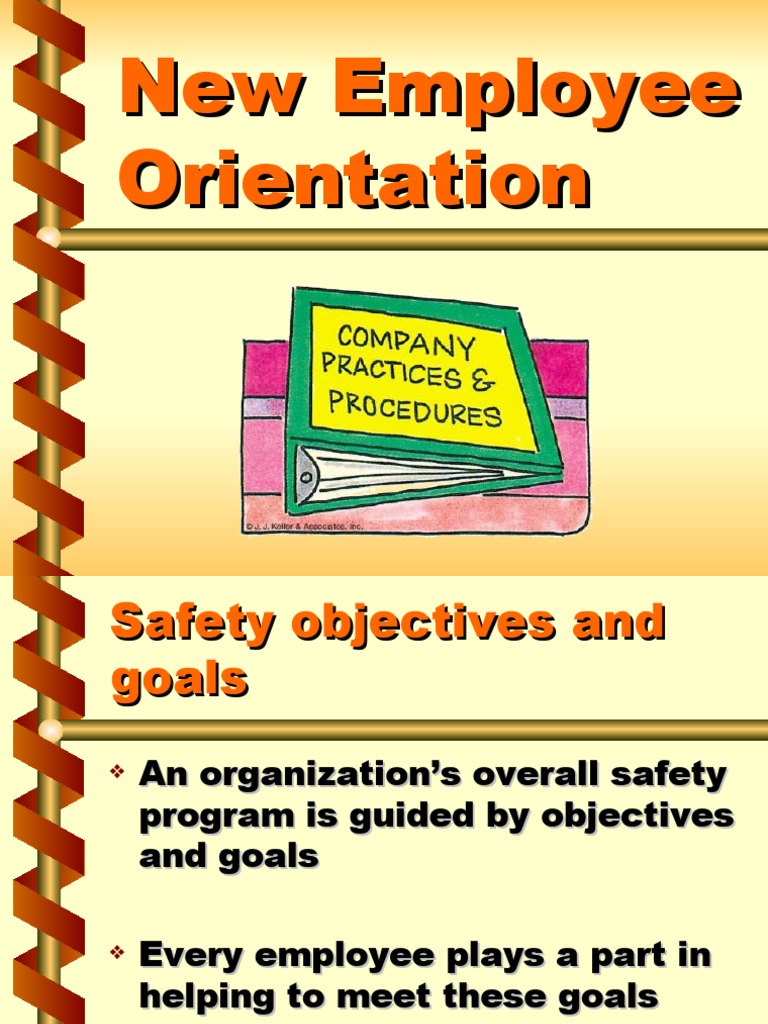New Employee Safety Orientation Guide | PDF | Occupational Safety And ...