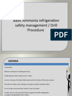 Basic Ammonia Refrigeration Safety Management / Drill Procedure