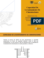 Capacidad de Levantamiento de Cimentaciones