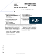 European Patent Application C07C 213/10, C07C 217/74
