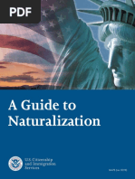 A Guide To Naturalization: M-476 (Rev. 02/10)