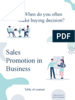 Sales Promotion in Business