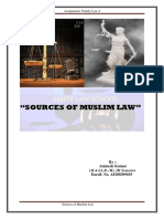 Sources of Muslim Law