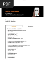 Codes Pratiques Orange Côte d'Ivoire | PDF | Services (Économie) | Business