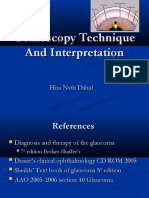 Gonioscopy Technique and Interpretation