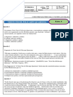 Lista 1 - Triste Fim de Policarpo Quaresma