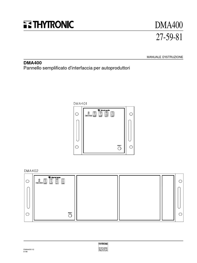 DMA400 | PDF