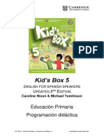 Kid's Box 5: Educación Primaria Programación Didáctica