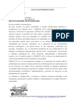 Carta de Presentación - INGECCA S.a.C.