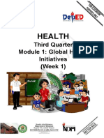 Third Quarter Module 1: Global Health Initiatives (Week 1)