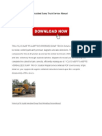 Volvo A40f Fs A40ffs Articulated Dump Truck Service Manual