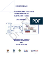 Download Buku Panduan Penyiapan Rencana Strategis Dinas Pendidikan Kabupaten-Kota DRAFT by nollyrat SN50573591 doc pdf