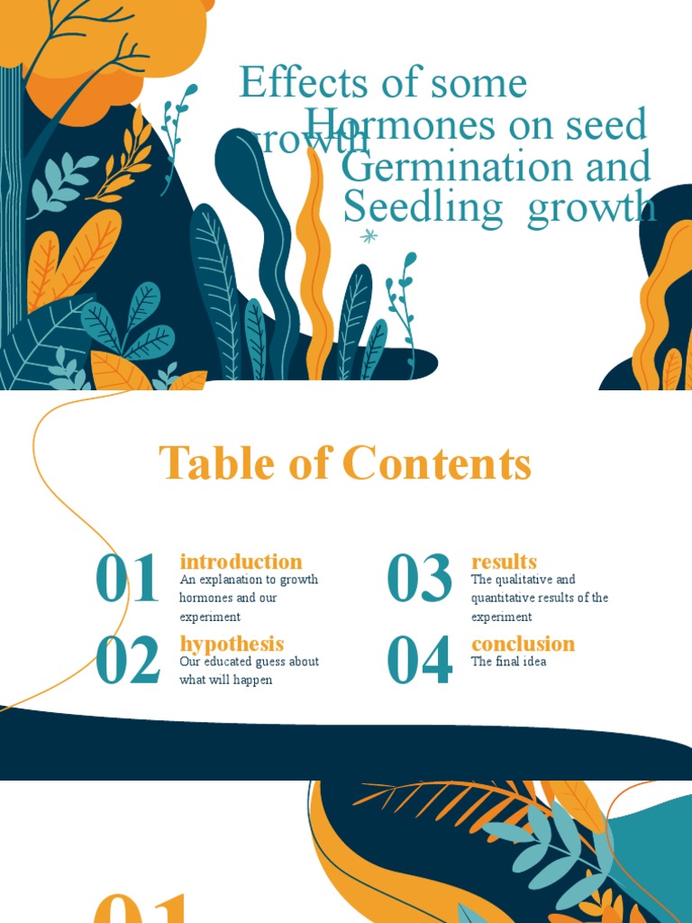 Growth Hormones Impact on Seed Germination | PDF | Plant Hormone ...