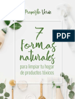 7 Formas Naturales para Limpiar Tu Hogar de Productos Tóxicos Proposito Verder