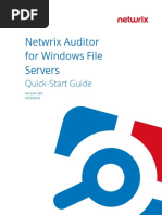 Netwrix Auditor For Windows File Servers: Quick-Start Guide