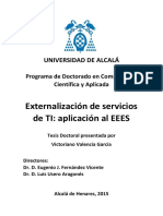 TESIS DOCTORAL Externalización de Servicios de TI. Universidad de Alcalá. España. 2015