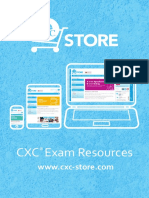 CXC Store Exam Resources Wwwcxc-Storecom Information Booklet