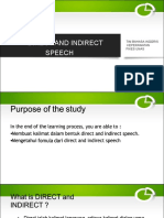 11 Direct and Indirect Speech