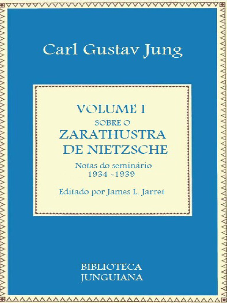 Seminarios Sobre o Zarathustra Vol 1 Carl Gustav Jung PDF Carl