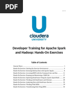 Developer Training For Apache Spark and Hadoop: Hands-On Exercises