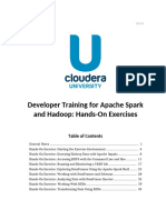 Developer Training For Apache Spark and Hadoop: Hands-On Exercises