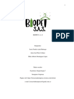 Primera Entrega Biopet - S. A. S.