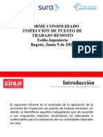 Informe Inspecciones de Puesto Trabajo Remoto