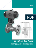 Fire-Rated Ball Valves: Meet EXES 3-14-1-2A, API 607 Edition 3 and 4, Factory Mutual FM 7440 and British Standards