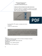 Problemas de triángulos rectángulos resueltos con funciones trigonométricas