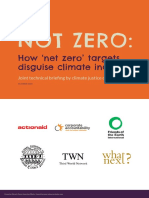 Not Zero:: How Net Zero' Targets Disguise Climate Inaction
