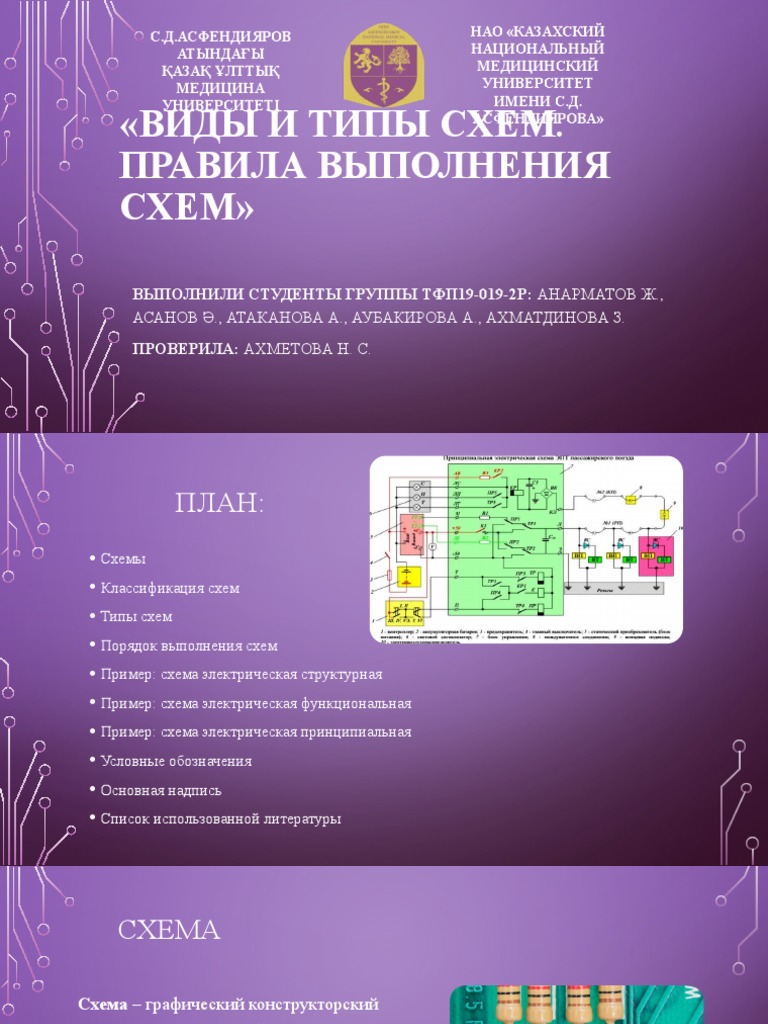 Виды И Типы Схем. 1 Команда. ИКГ-14 | PDF