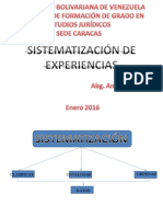 Sistematizacion de Experiencias 1-2