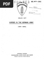 Horses in The German Army (1941-1945)