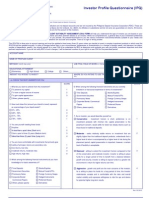 Investor Profile Questionnaire (IPQ