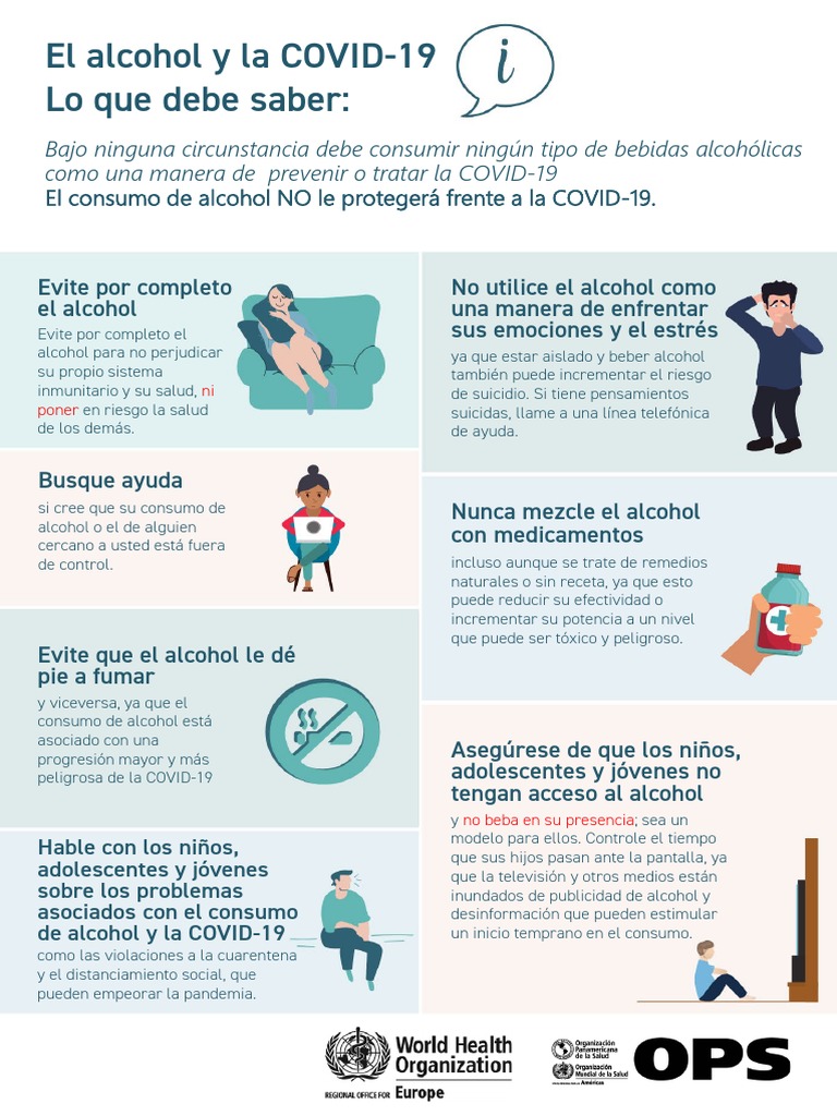 Evita el alcohol durante la COVID-19 | PDF | Relaciones personales ...