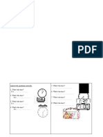 What's the Time Worksheet