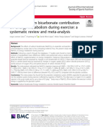 Effect of Sodium Bicarbonate Contribution On Energy Metabolism During Exercise: A Systematic Review and Meta-Analysis