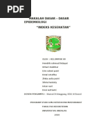 Download TUGAS EPIDEMIOLOGI KELOMPOK VII tentang INDEKS KESEHATAN by Erin Rahmi Putri SN50576844 doc pdf