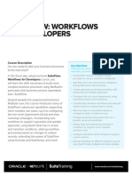 SuiteFlow Workflows For Developers Data Sheet