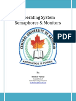 Operating System Semaphores & Monitors Explained
