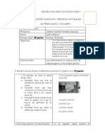 Evaluación Ciencias Naturales Marzo